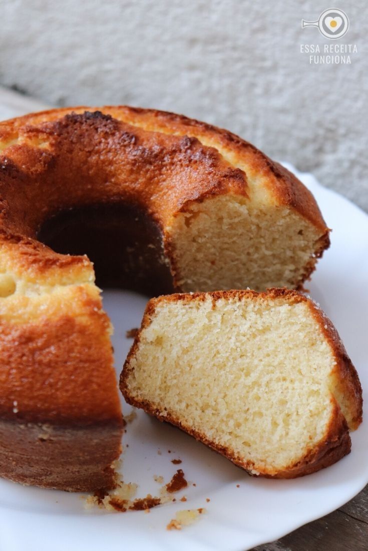 Bolo de Baunilha 