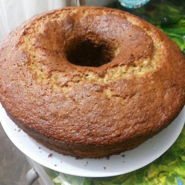 Bolo de Banana com Canela